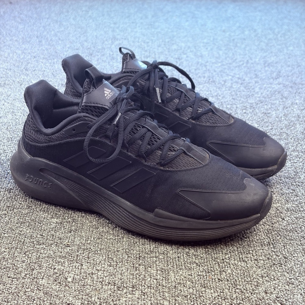 adidas Men's Alphaedge + Sneaker Shoes Running Size 9.5 Black‎ Carbon IF7290
